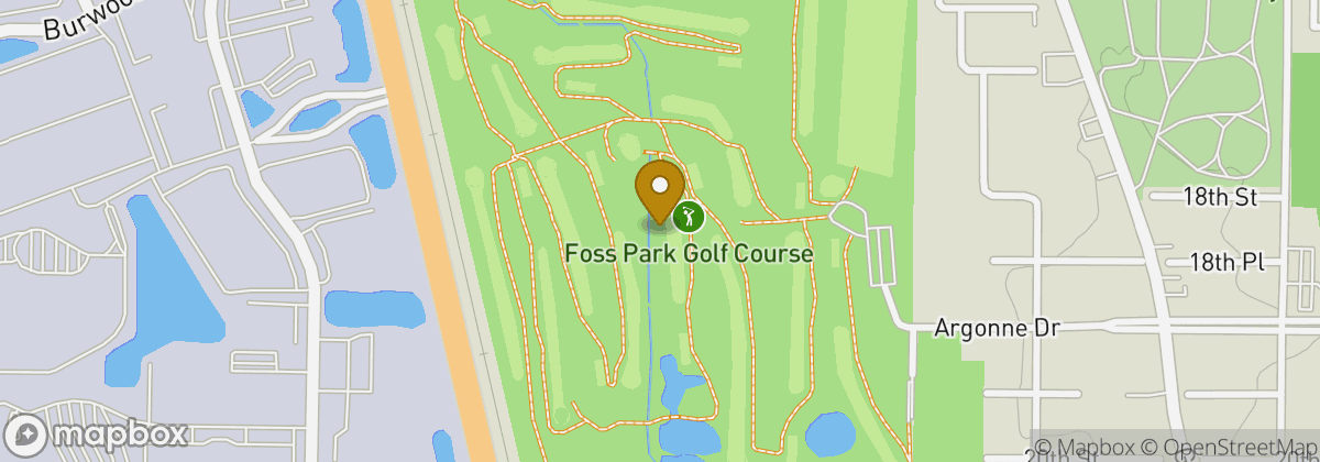 Map location: Foss Park Golf Course