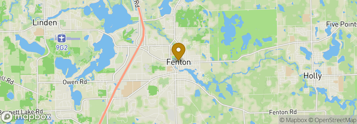 Map location: Fenton