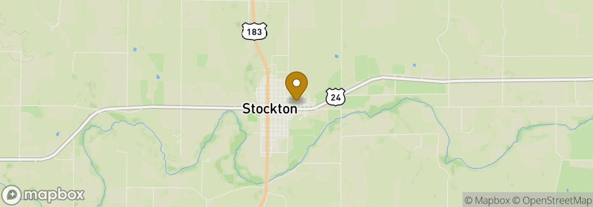 Map location: Stockton