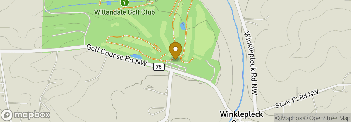 Map location: Black Gold Golf Club