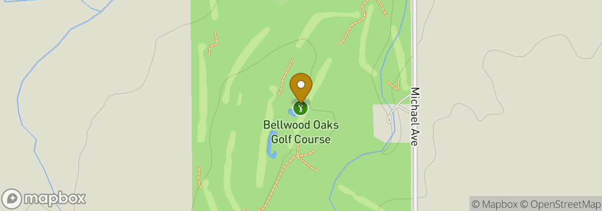 Map location: Bellwood Oaks Golf Course