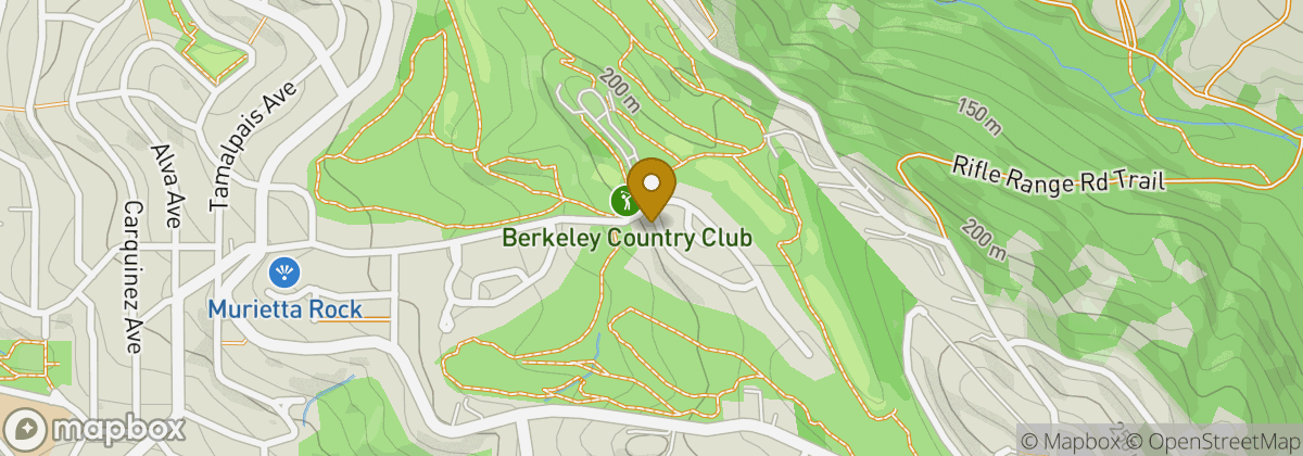 Map location: Berkeley Country Club