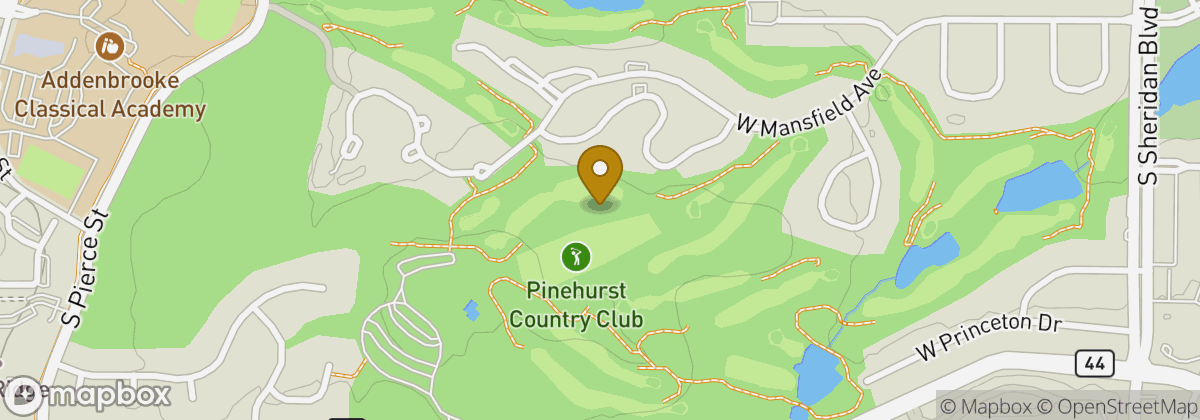Map location: Pinehurst Country Club