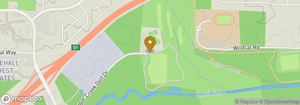Map location: Sugar Creek Golf & Tennis Club