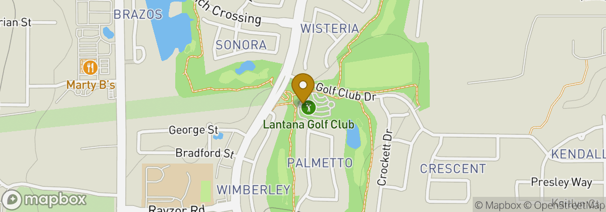 Map location: Lantana Golf Club