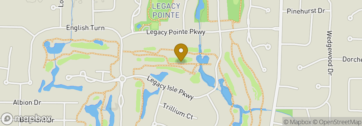 Map location: Sweetbriar Legacy Golf & Pro Shop