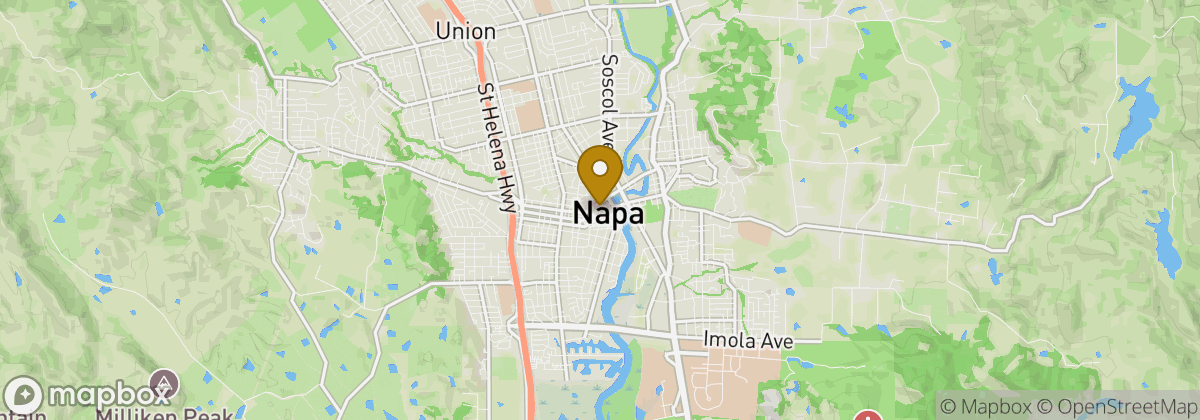 Map location: Napa