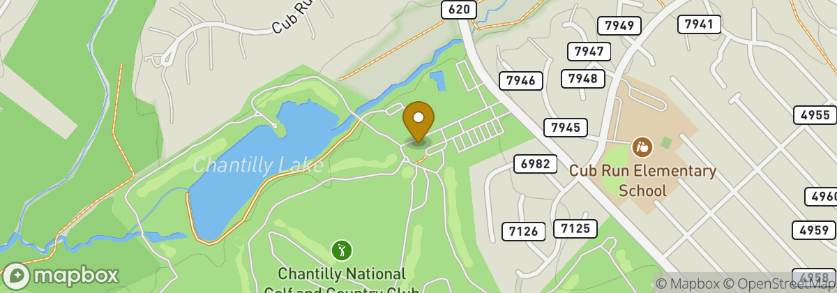 Map location: Chantilly National Golf & Country Club