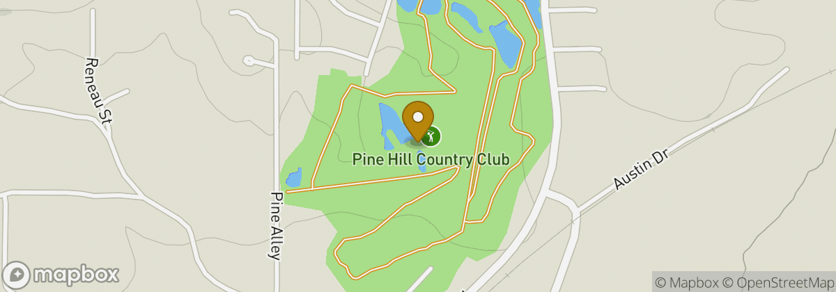 Map location: Pinehill Golf Club