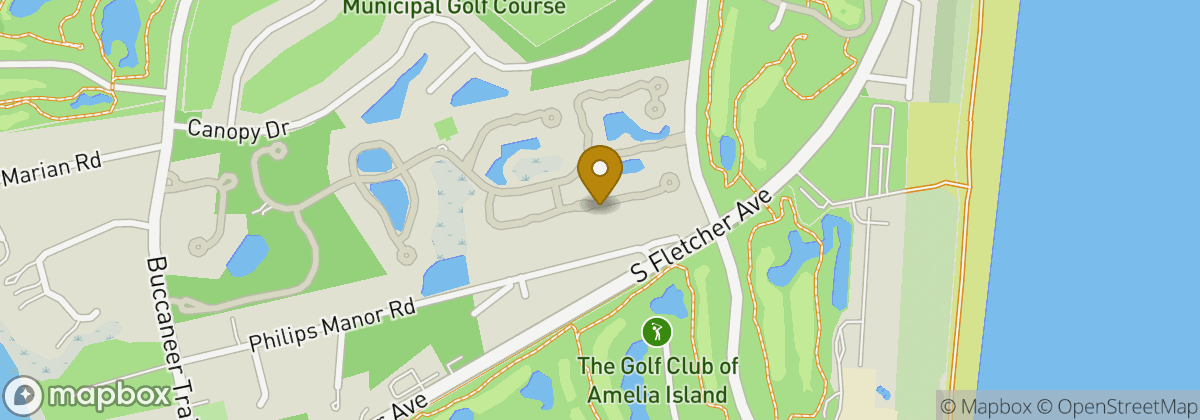 Map location: The Golf Club of Amelia Island