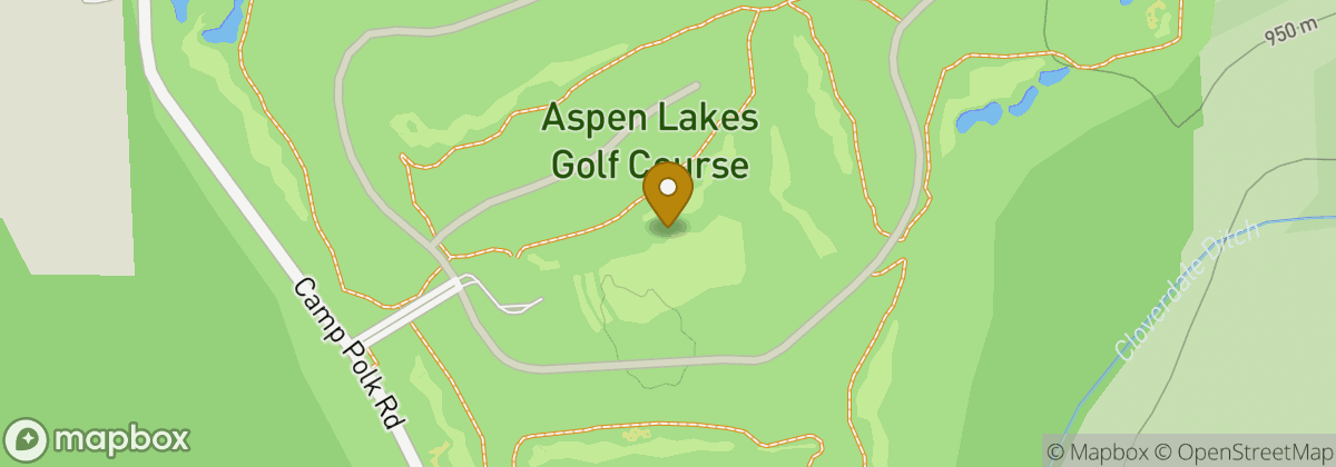 Map location: Aspen Lakes Golf Course
