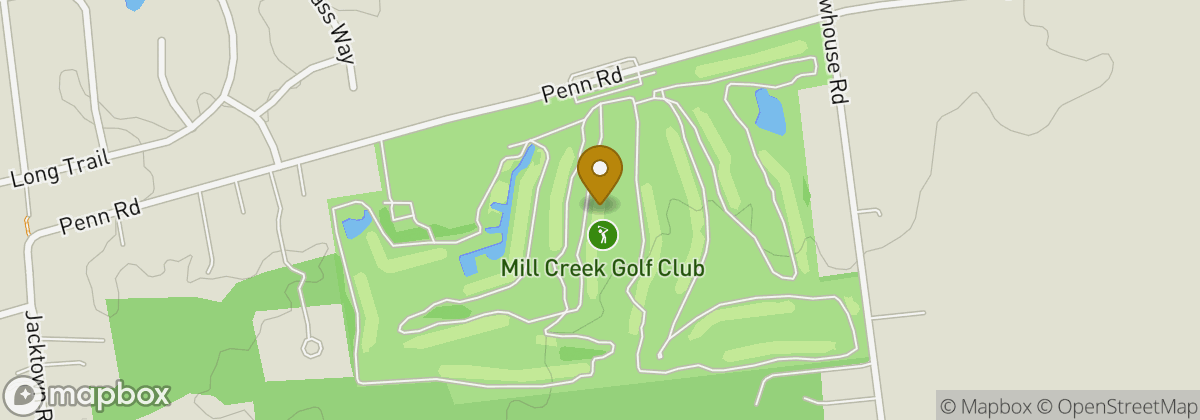 Map location: Mill Creek Golf Club
