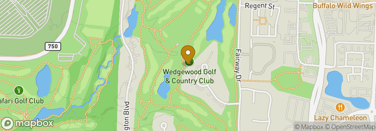 Map location: Wedgewood Golf & Country Club
