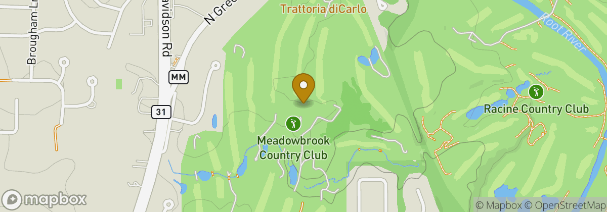 Map location: Meadowbrook Country Club