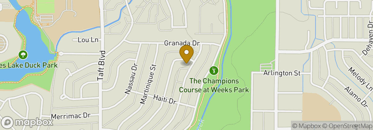 Map location: The Champions Course at Weeks Park