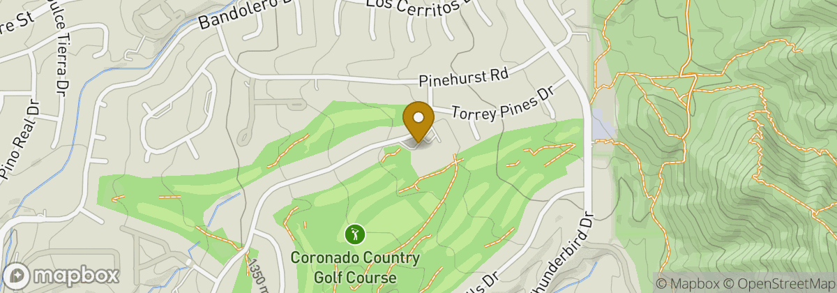 Map location: Coronado Country Club