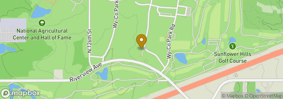 Map location: Sunflower Hills Golf Course