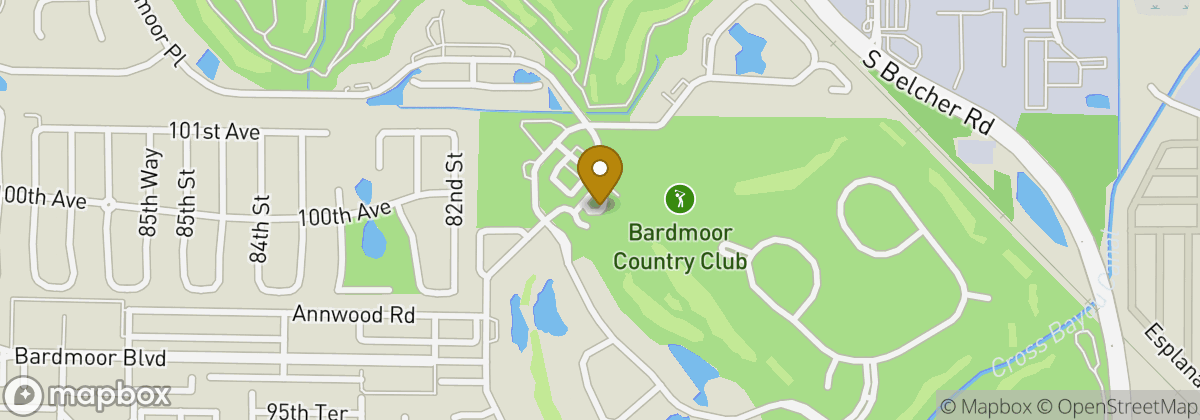 Map location: Bayou Club