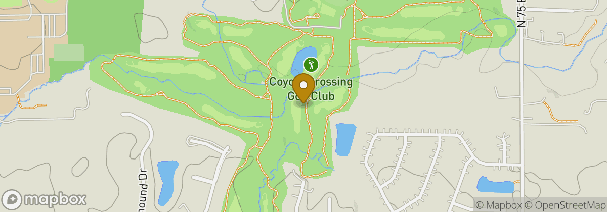 Map location: Coyote Crossing Golf Club
