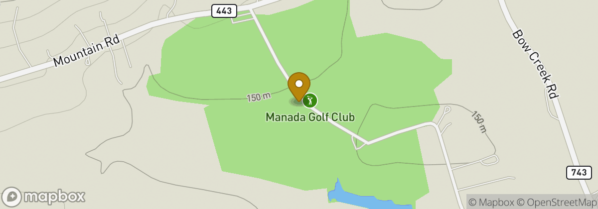 Map location: Manada Golf Course