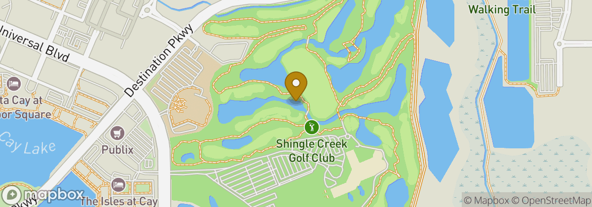 Map location: Shingle Creek Golf Club