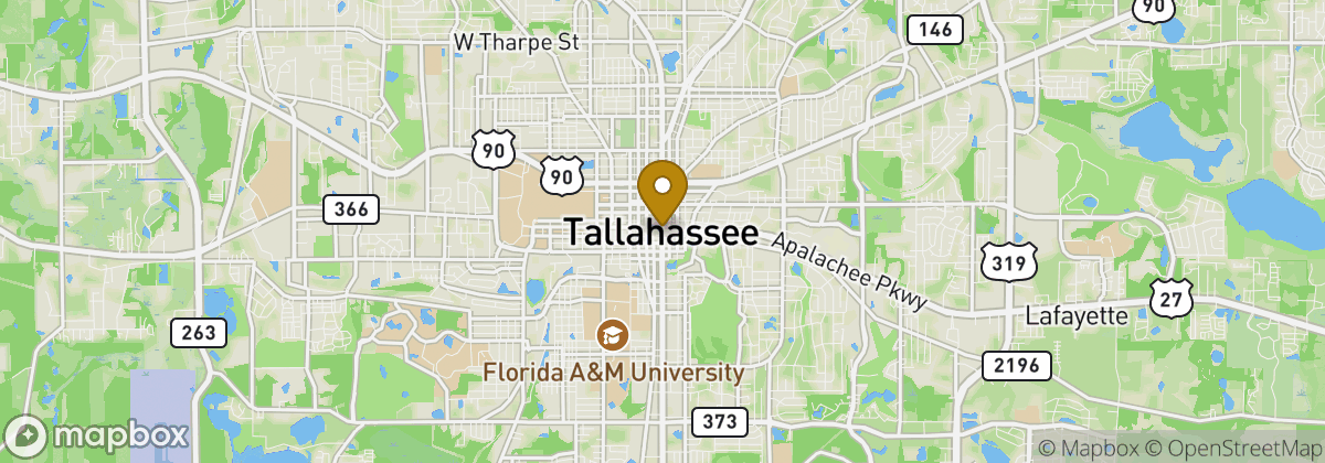 Map location: Tallahassee