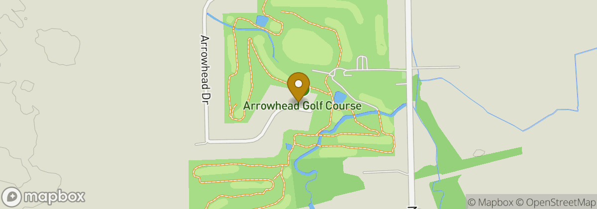 Map location: Arrowhead Golf Course