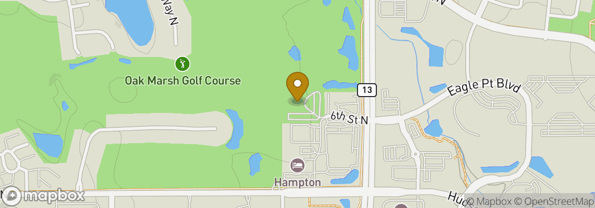 Map location: Oak Marsh Golf Course and Event Center
