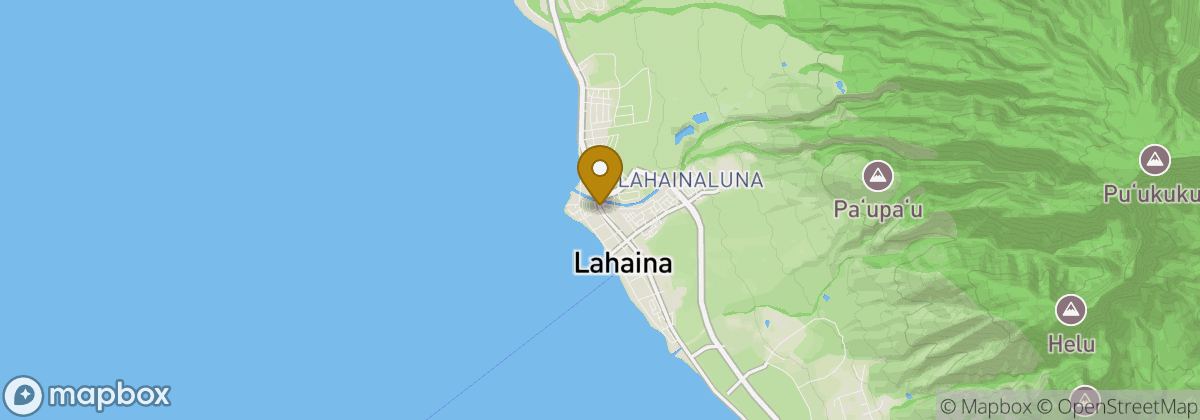 Map location: Lāhainā