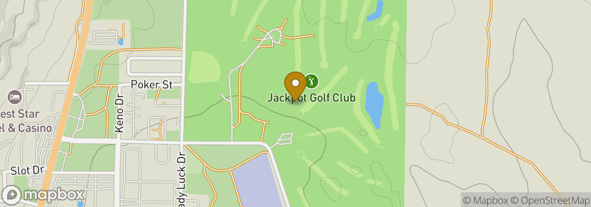 Map location: Jackpot Golf Club