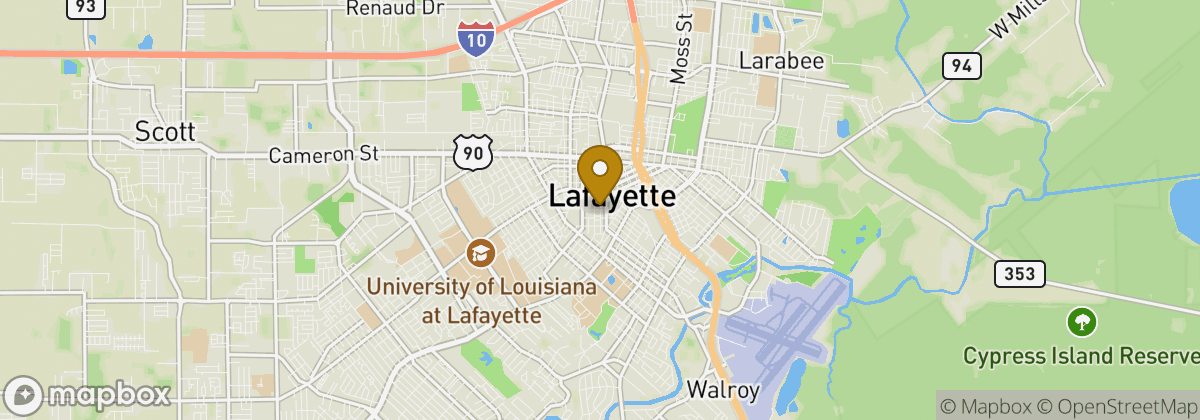 Map location: Lafayette