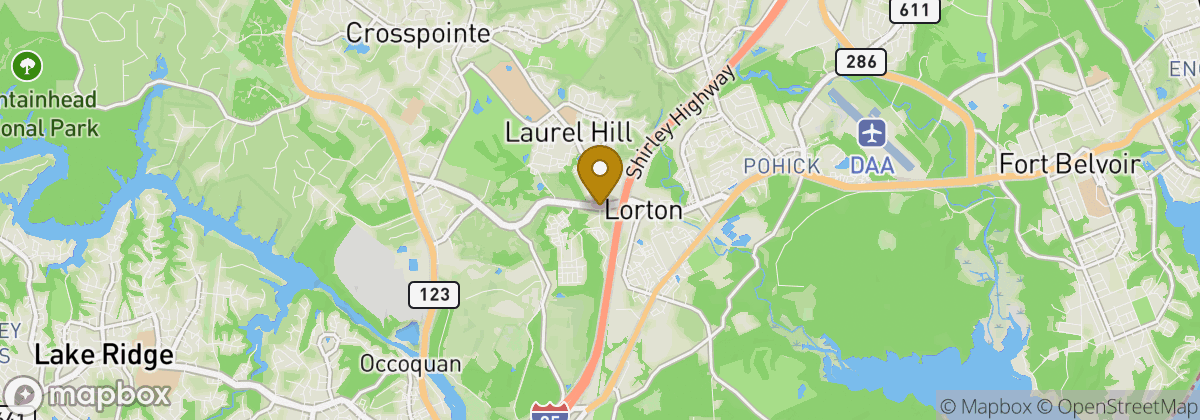 Map location: Lorton
