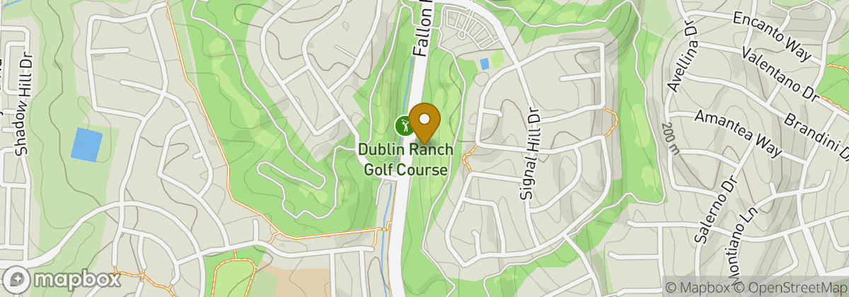 Map location: Dublin Ranch Golf Course