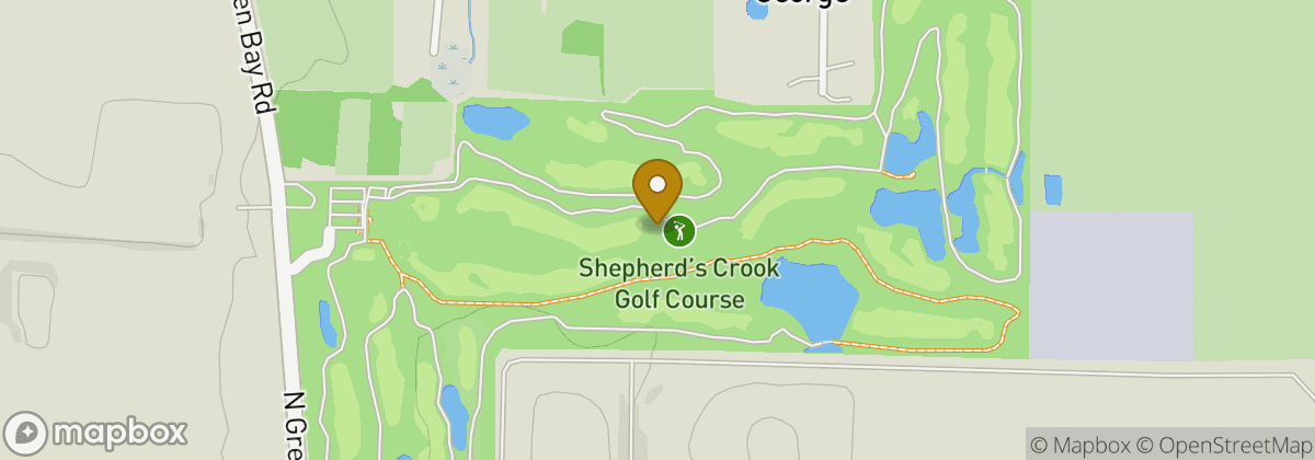Map location: Shepherd's Crook Golf Course