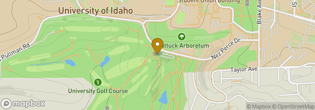 Map location: Vandal Golf Course at the University of Idaho