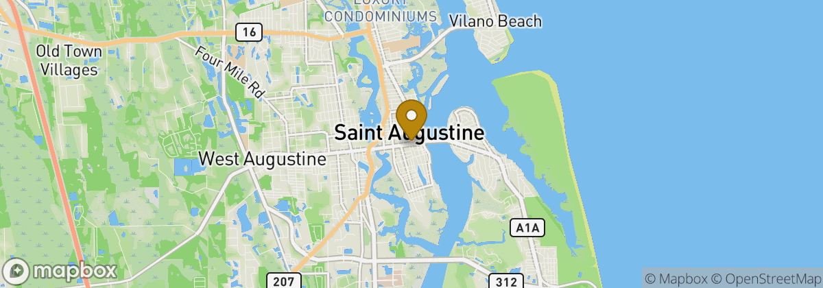 Map location: St. Augustine