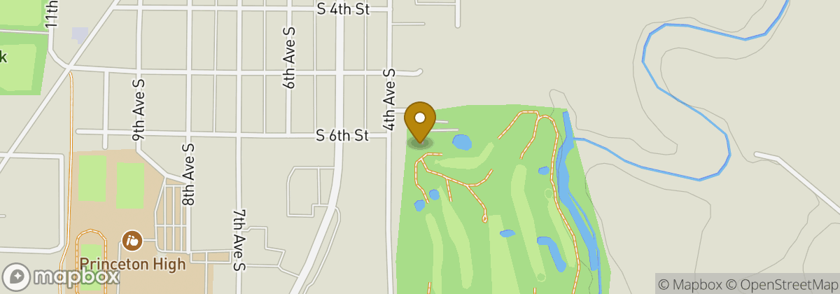 Map location: Princeton Golf Course
