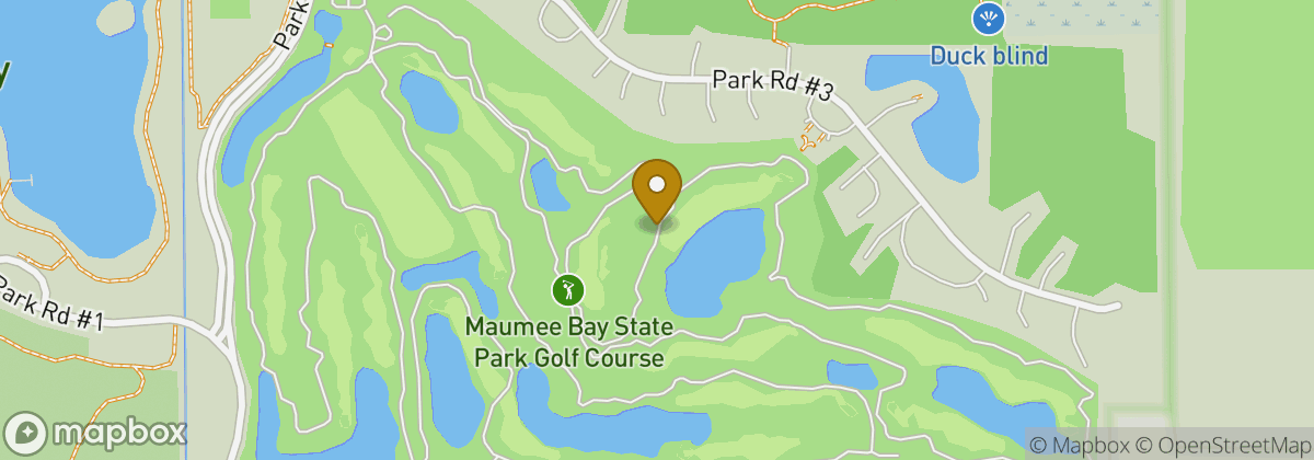 Map location: Maumee Bay State Park Golf Course
