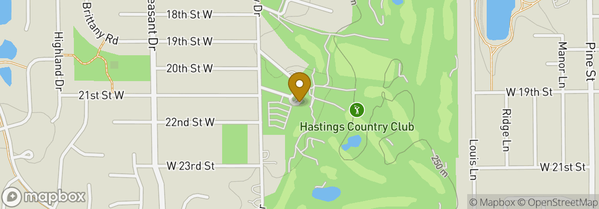 Map location: Hastings Golf Club & Events