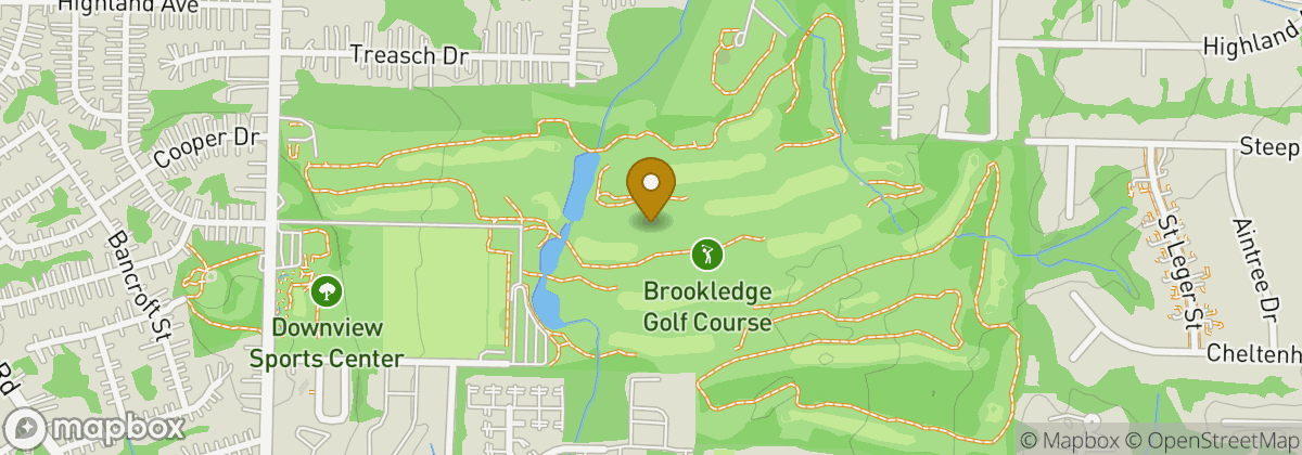 Map location: Brookledge Golf Club