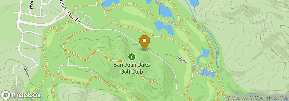 Map location: San Juan Oaks Golf Club