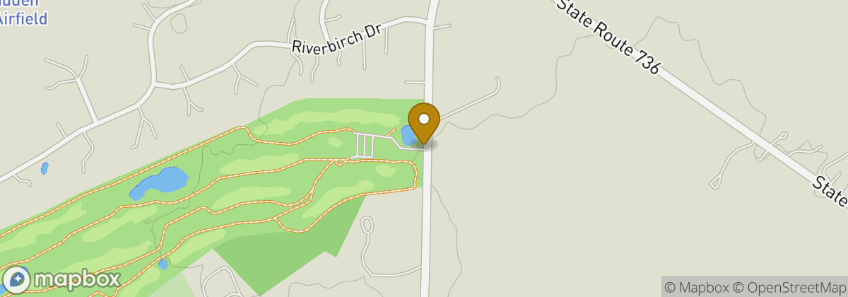 Map location: The Ridge Golf & Gardens