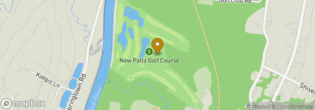 Map location: New Paltz Golf Course