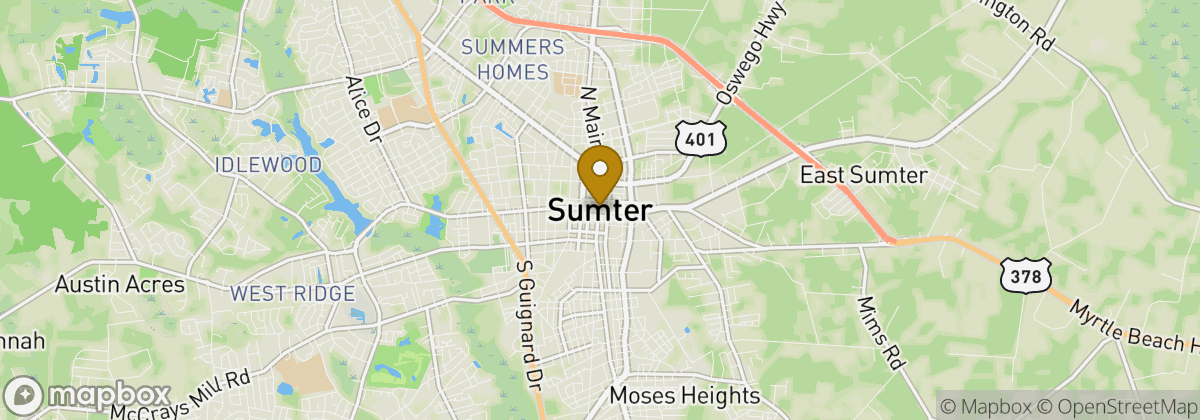 Map location: Sumter