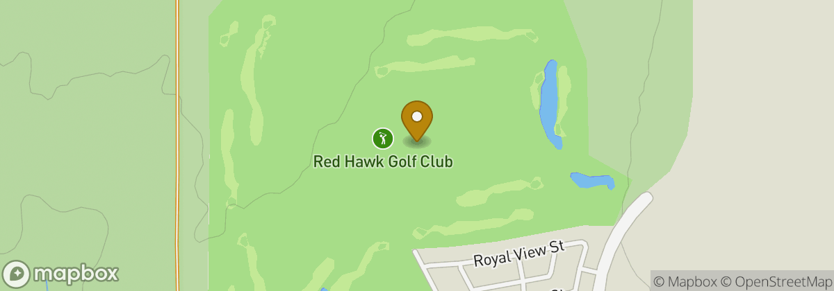 Map location: Red Hawk Golf Club