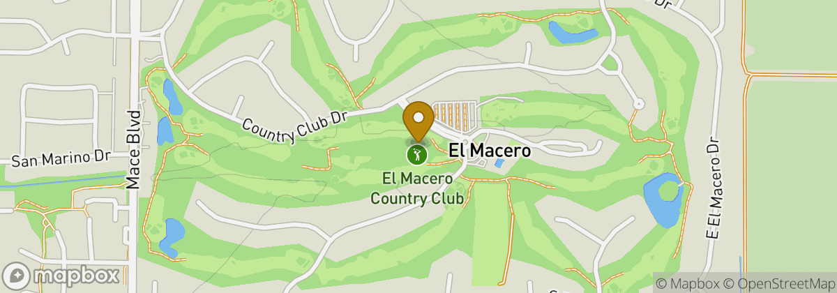 Map location: El Macero Country Club