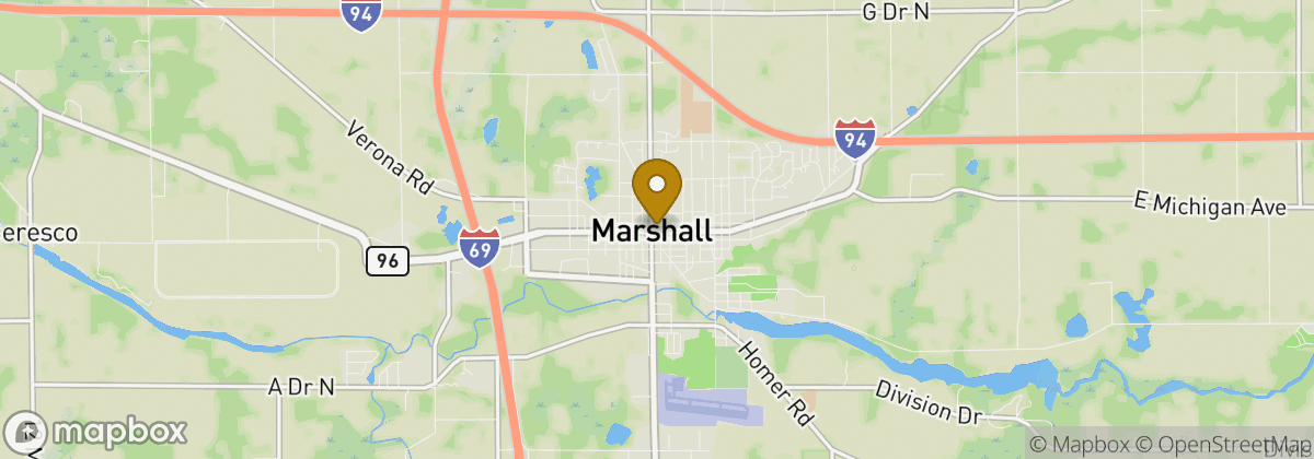 Map location: Marshall