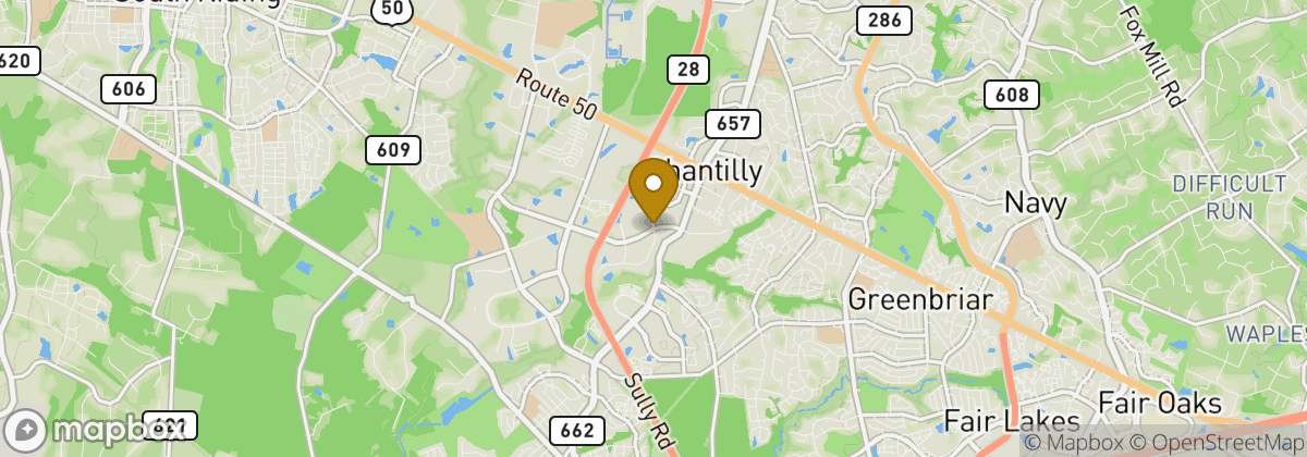 Map location: Chantilly