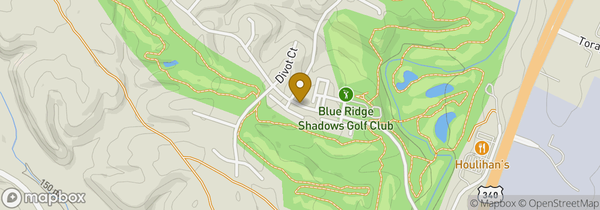 Map location: Blue Ridge Shadows Golf Club