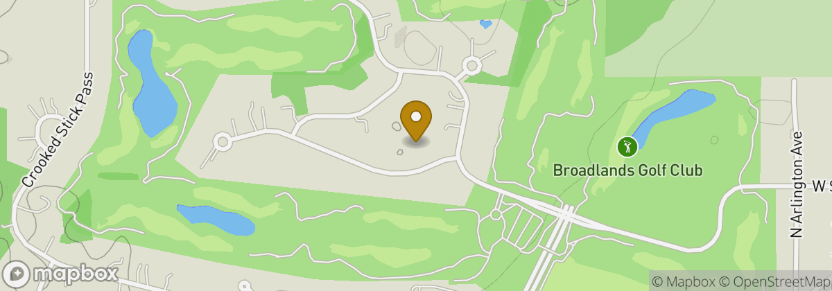 Map location: Broadlands Golf Club